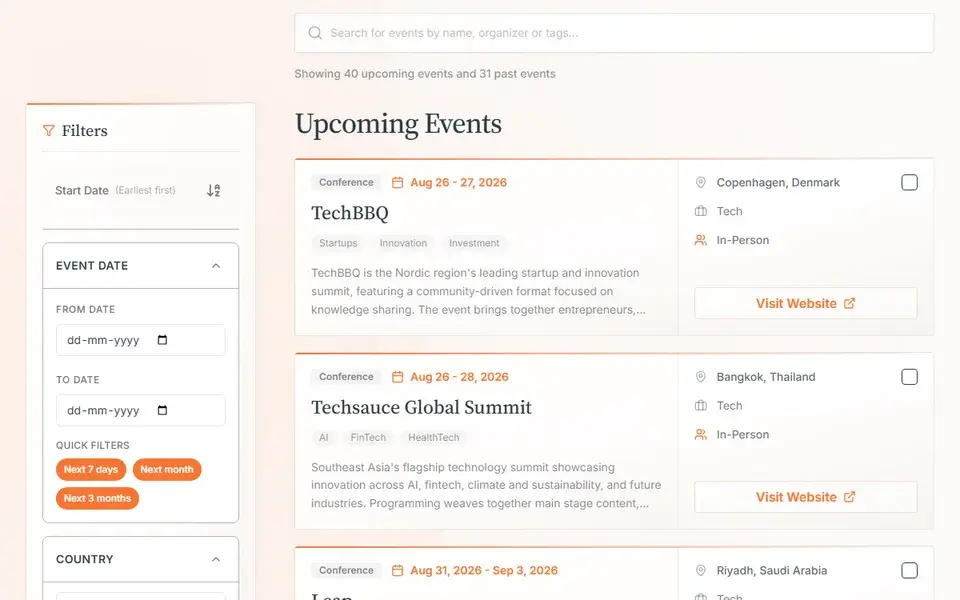 Events Directory