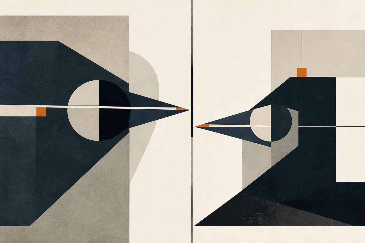 Abstract editorial artwork for "8 Questions to Ask a Potential Acquirer Before Selling"