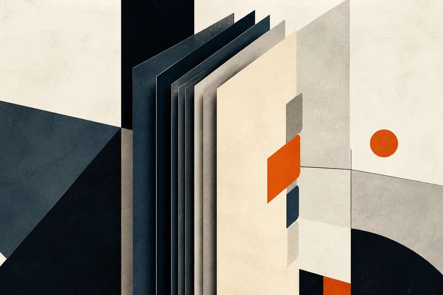 Abstract editorial artwork for "M&A Information Memorandum (CIM) Checklist for Sellers"
